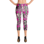 Champagne Glass Capri Leggings