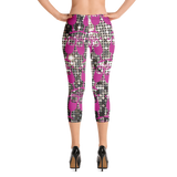 Champagne Glass Capri Leggings