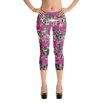 Champagne Glass Capri Leggings