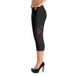 Capri Leggings With Skulls