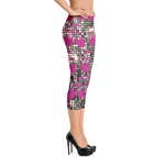 Champagne Glass Capri Leggings