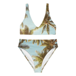 Recycled high-waisted bikini