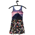 Twisted Skater Dress
