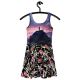 Twisted Skater Dress