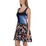 Twisted Skater Dress