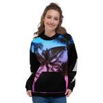 Palm Tree Lightning (sleeves & back) Unisex Hoodie