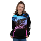 Palm Tree Lightning (sleeves & back) Unisex Hoodie