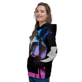 Palm Tree Lightning Bolt Unisex Hoodie