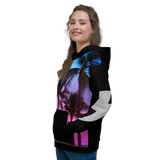 Palm Tree Lightning (sleeves & back) Unisex Hoodie