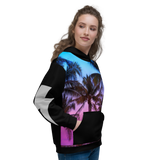 Palm Tree Lightning (sleeves & back) Unisex Hoodie