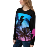 Palm Tree Lightning Bolt Unisex Sweatshirt