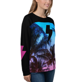 Palm Tree Lightning Bolt Unisex Sweatshirt