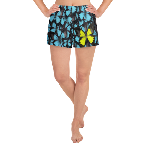 Women's Athletic Butterfly Short Shorts