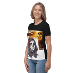 Women's T-shirt with lady skull