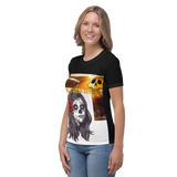 Women's T-shirt with lady skull