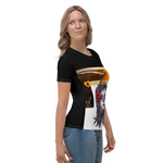Women's T-shirt with lady skull