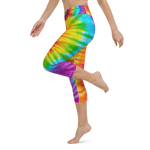 Tie Dye Yoga Capri Leggings