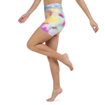 Tie Dye Sunset Yoga Shorts