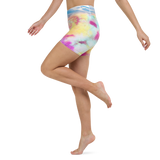 Tie Dye Sunset Yoga Shorts