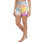Tie Dye Sunset Yoga Shorts