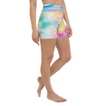 Tie Dye Sunset Yoga Shorts