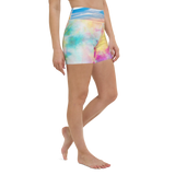 Tie Dye Sunset Yoga Shorts
