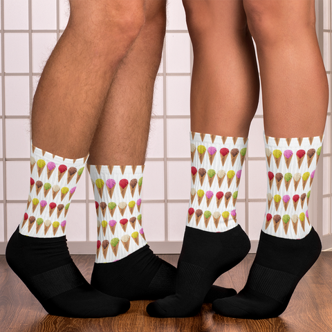 Ice cream cone socks