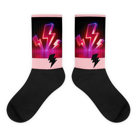 Triple Lightning Bolt Socks