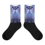 Purple Butterfly Socks