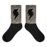 Lightning Bolt (glitter coloring) Socks