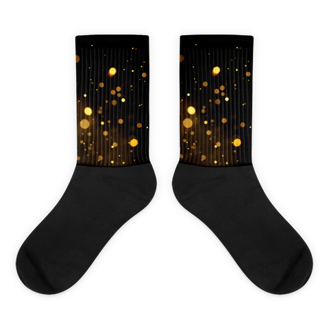 Gold Confetti Socks
