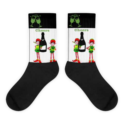 Elves Champagne Socks