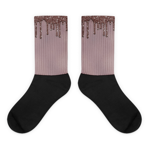 Glitter Drip- illusion Socks