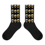 Gold & Silver Skull Socks