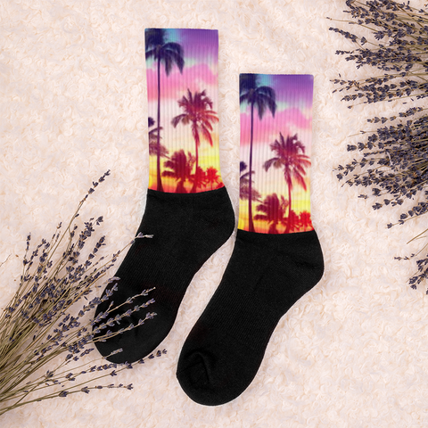Palm Tree Socks