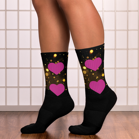 Heart & Gold Socks