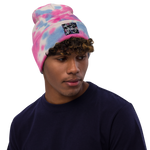 Tie-dye beanie hat