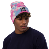 Tie-dye beanie hat