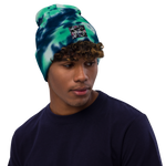 Tie-dye beanie hat