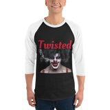 3/4 sleeve raglan shirt