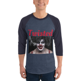 3/4 sleeve raglan shirt