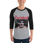 3/4 sleeve raglan shirt