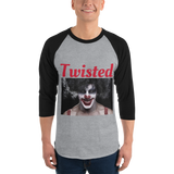3/4 sleeve raglan shirt