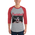 3/4 sleeve raglan shirt