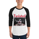 3/4 sleeve raglan shirt