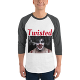 3/4 sleeve raglan shirt