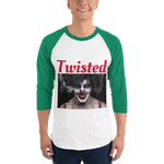 3/4 sleeve raglan shirt
