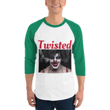 3/4 sleeve raglan shirt