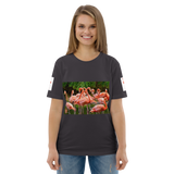Flamingo Unisex organic cotton t-shirt