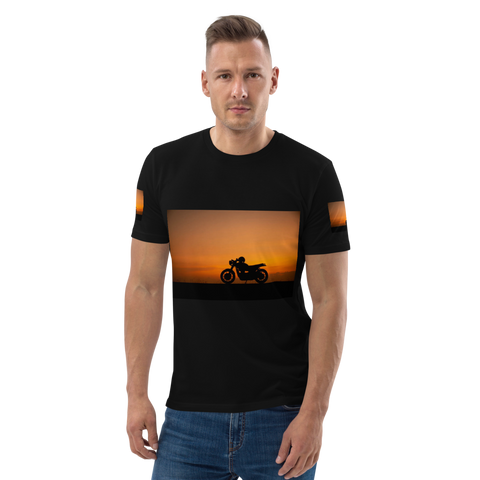 Motorcycle Unisex organic cotton t-shirt